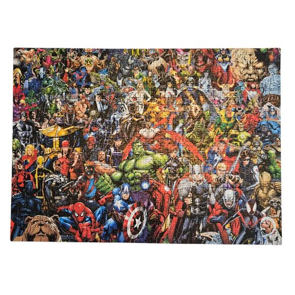 Clementoni Impossible Puzzle Marvel 1000 Pieces Comic Book Characters - Picture 1 of 8